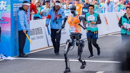 Humanoid Robot Half-Marathon
