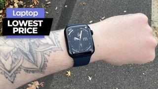 Apple Watch Series 8 smartwatch on wrist