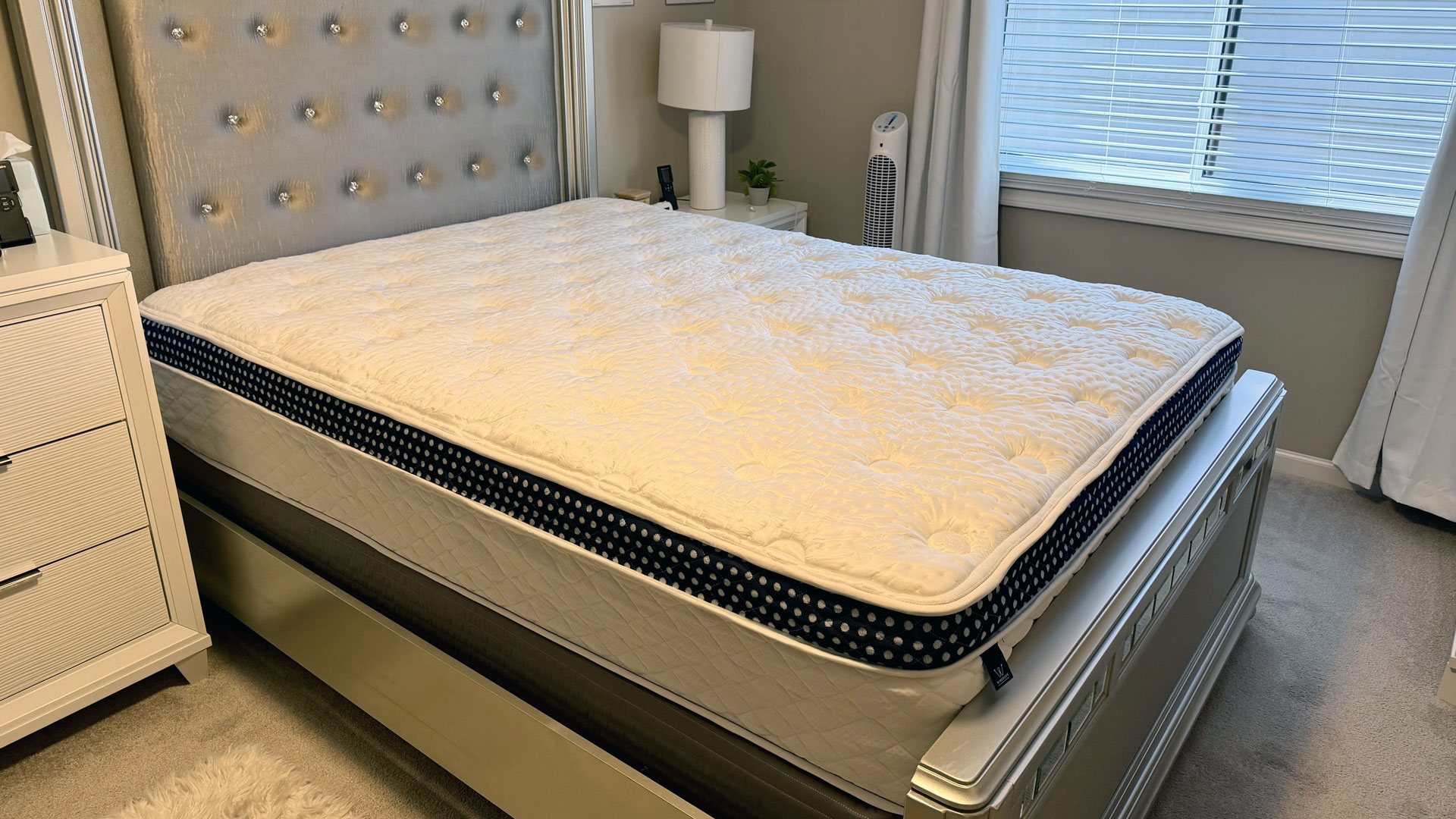 The Winkbed mattress in a bedroom