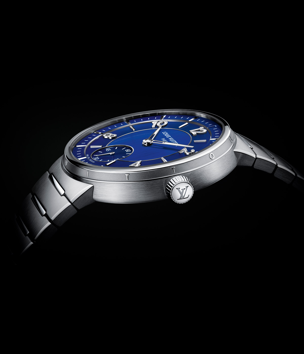 Louis Vuitton Tambour 40mm watch side on