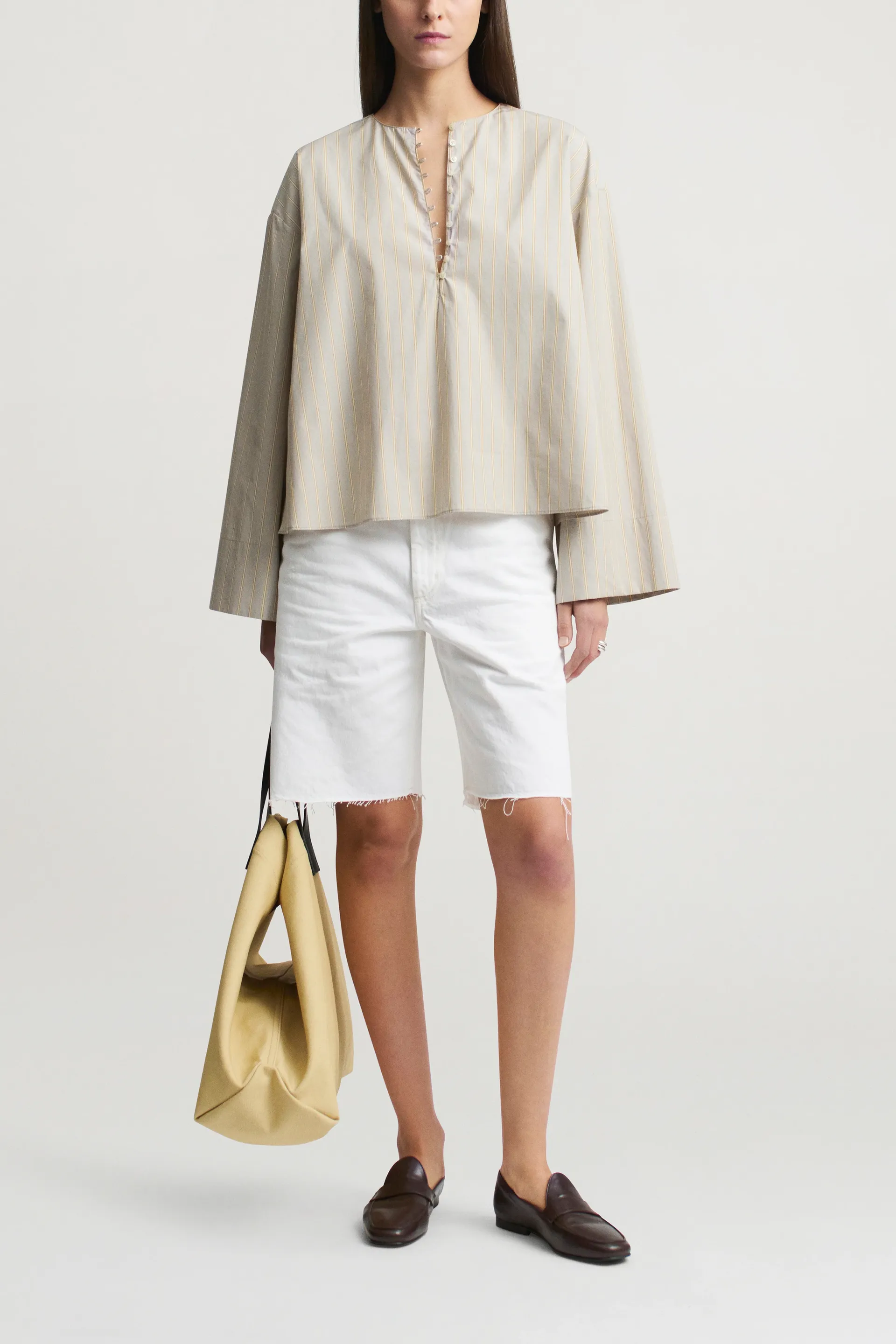 Marguerite Blouse in Vintage Cotton Poplin
