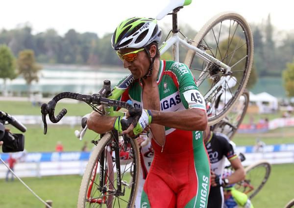 Enrico Franzoi (Liquigas) en route to a 13th place finish.