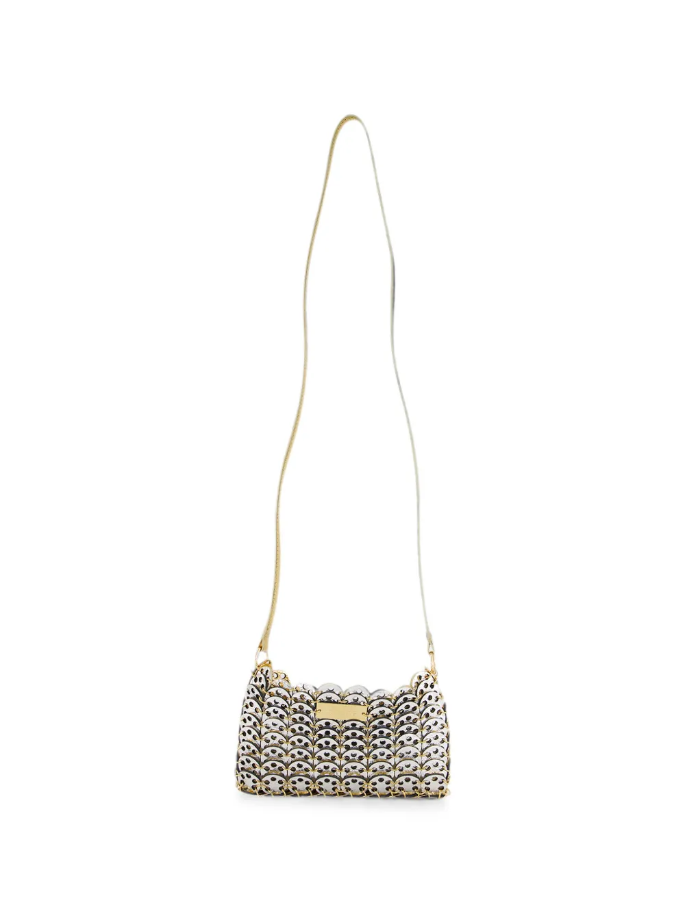 Rabanne Metallic-Effect Chainmail Shoulder Bag | Os