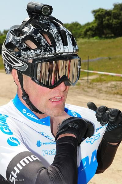 Carl Decker (Team Giant) before the start.