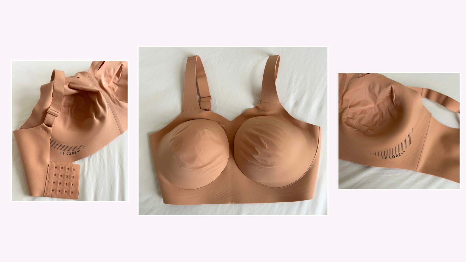 3 shots of the Evelyn &amp;amp; Bobbie Busty bra details