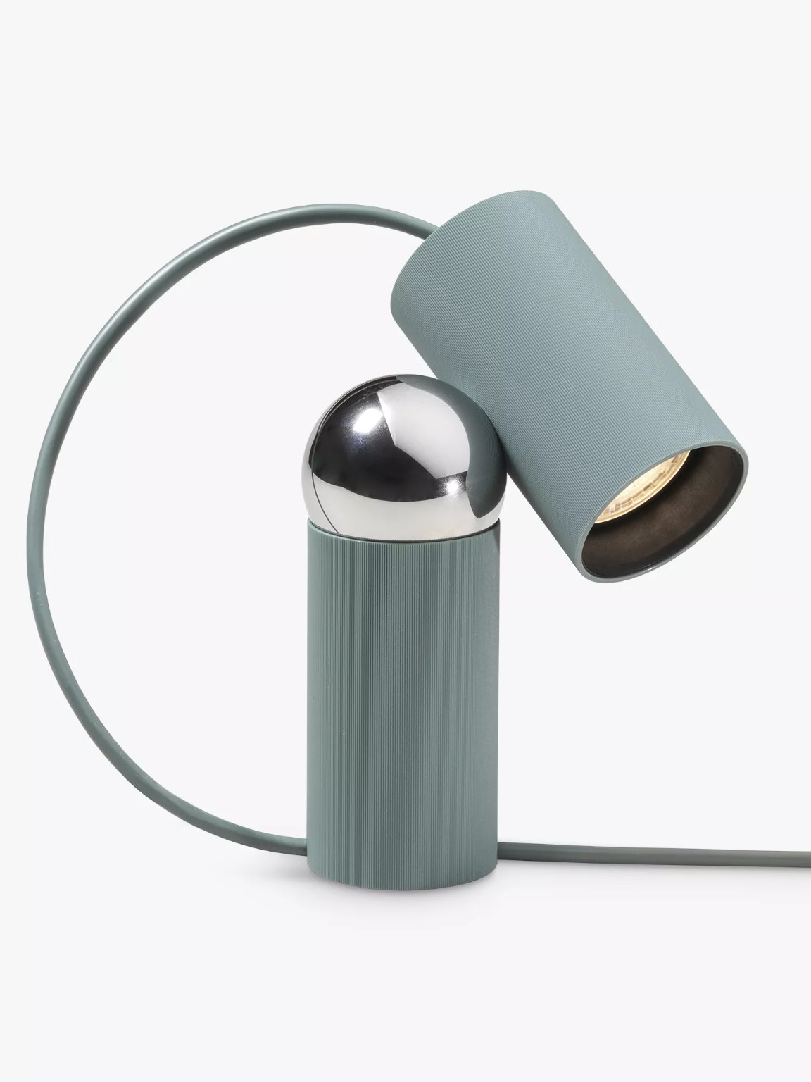 Bilboquet Metal Table Lamp 20.3cm - Linen