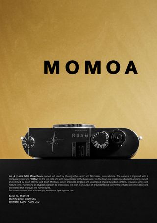 Jason Momoa's Leica M10 Monochrom is up for auction