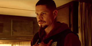 j.d. pardo's ez teller in his RV on Mayans M.C.