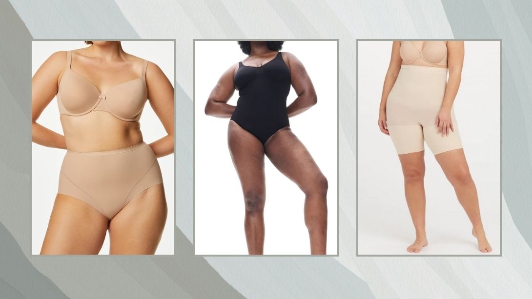 Tummy Control Shapewear Panties For Women's Hi-Waist Body Shaper Ribbed  Butt Lifting Thigh Slimming Waist Trainer Shapewear Thongs Waist Cinchers  Gird