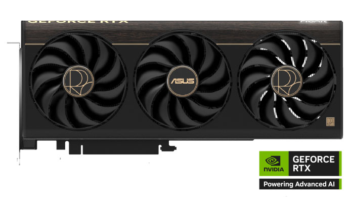 Asus ProArt RTX 5080 with wood effect finish
