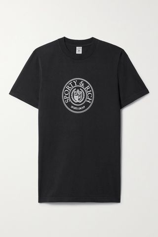 Connecticut Crest Printed Cotton-Jersey T-Shirt