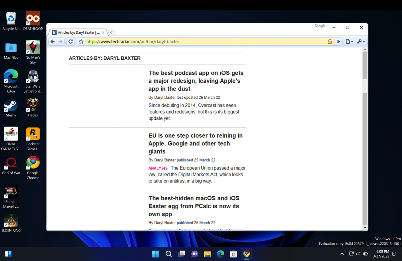 Google Chrome 1 in Windows 11