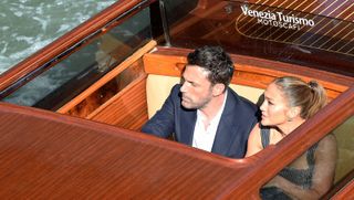 Ben Affleck & Jennifer Lopez on Boat