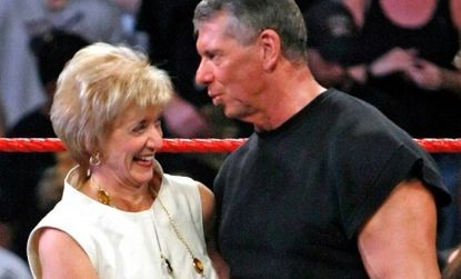 In Connecticut, Republicans nominated Linda McMahon, who "once climbed into a professional wrestling ring and kicked a man in the crotch."