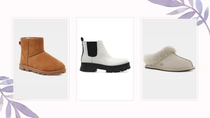 UGG Cyber Monday deals 2023 - composite of three uggs 