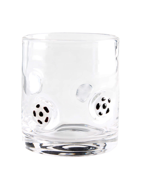 Soccer Ball Icon 15-Oz. Double Old-Fashioned Glass