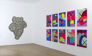installation view of Chum (KCB5) and Ups and Downs (right), 2012