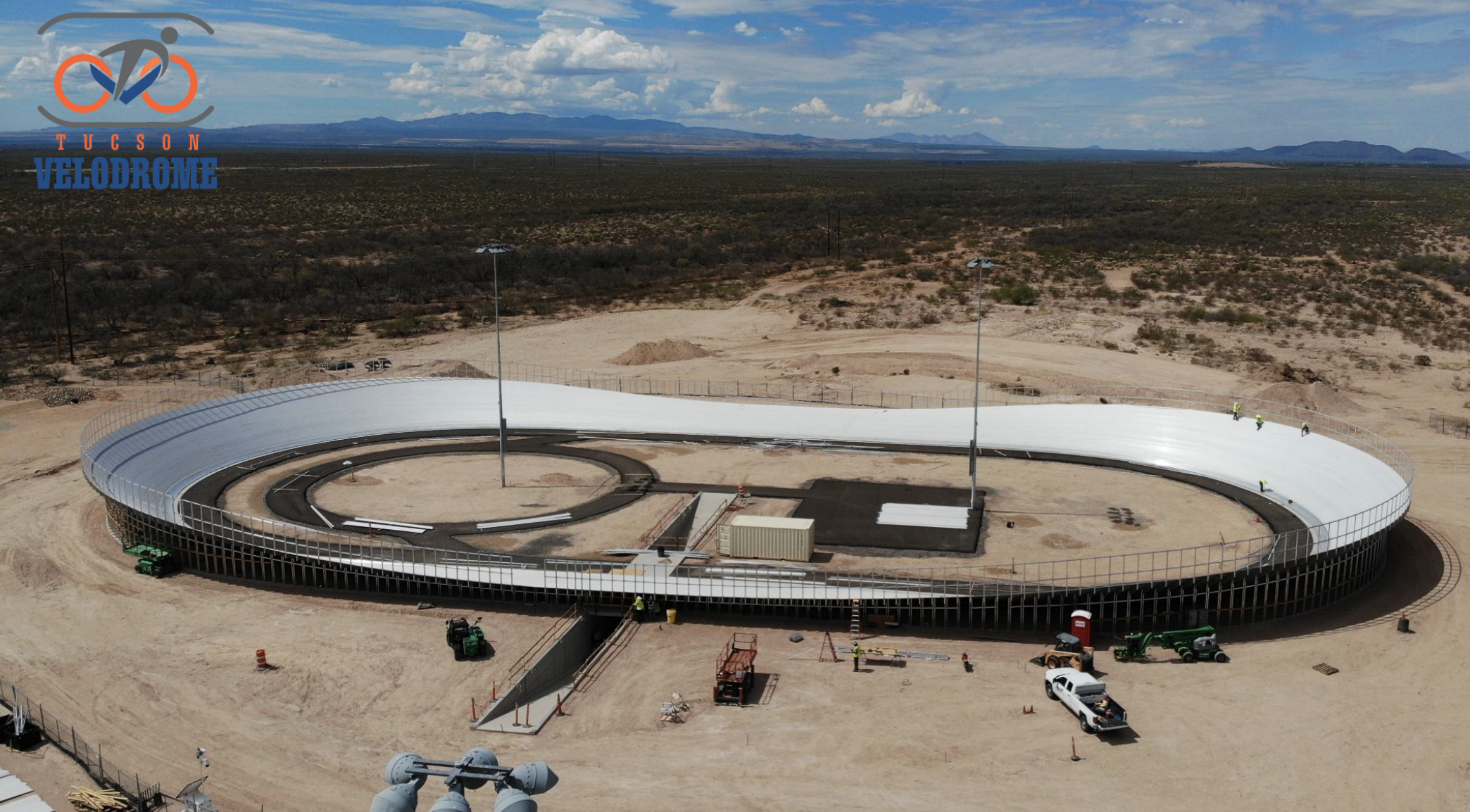 The aluminium velodrome in Tucson, Arizona
