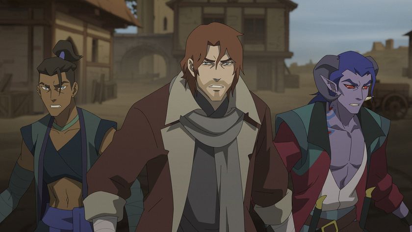 Beau, Caleb, and Mollymauk preparing to fight in The Mighty Nein episode 5