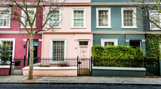 old terraced houses in London