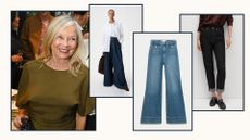 JO GOOD NEXT TO THREE M&S DENIM SHOTS