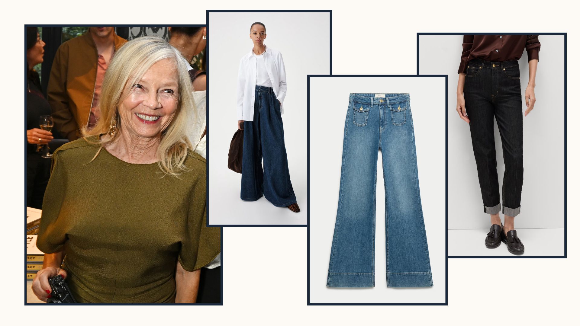 JO GOOD NEXT TO THREE M&amp;S DENIM SHOTS