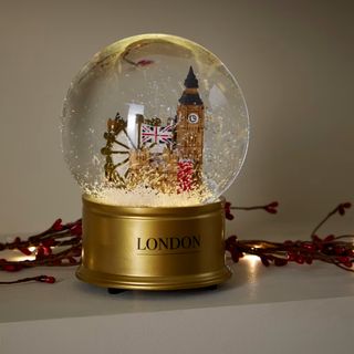 M&S Light Up London Snow Globe