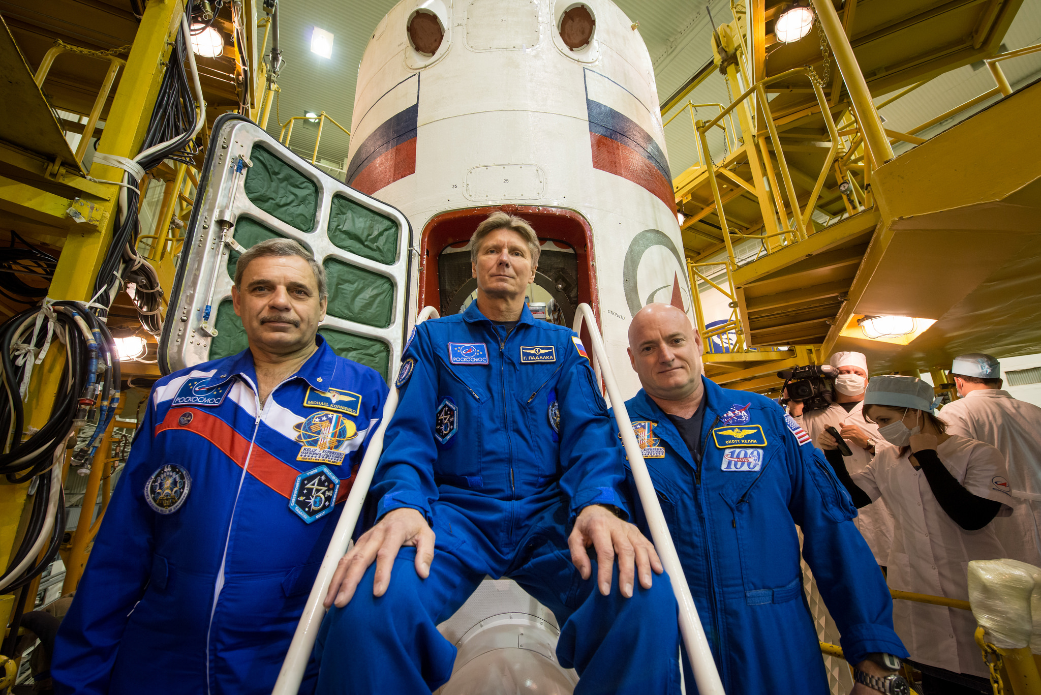 Kelly and Kornienko to ISS