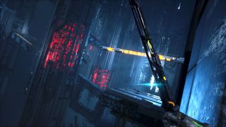 Ghostrunner 2 art director interview; a cyber punk city