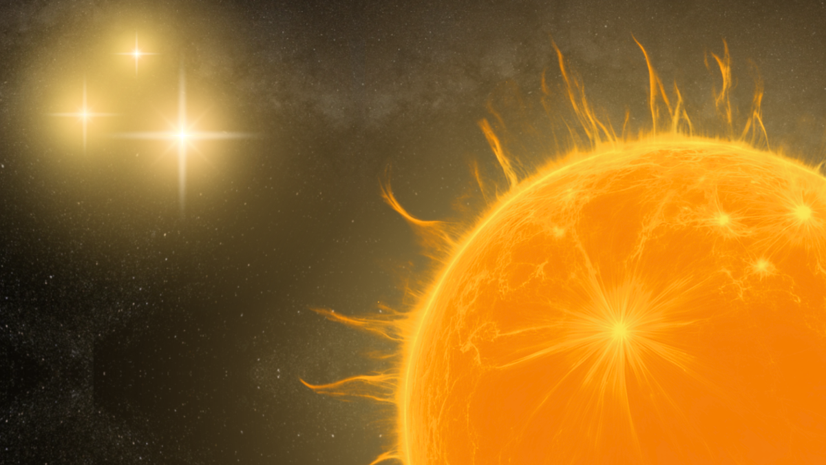 ★STAR★ This record-breaking quadruple star system is so jam-packed it