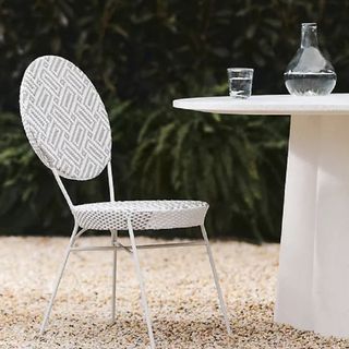 A set of two bistro chairs