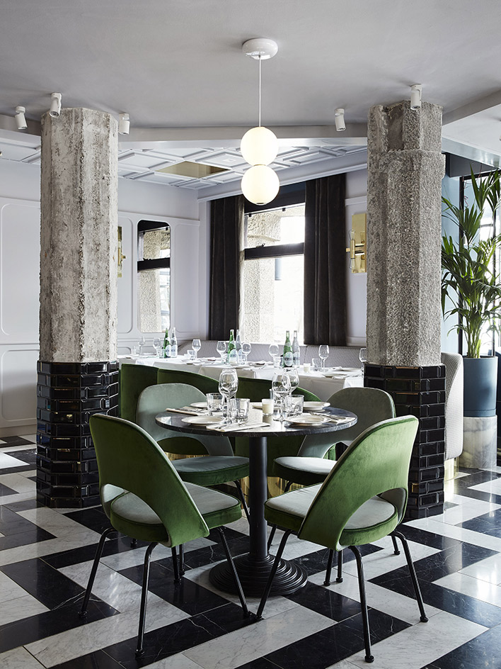 San George Restaurant seating area