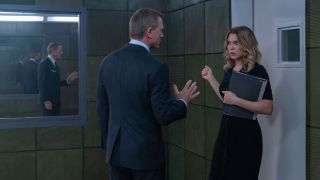 No Time To Die Daniel Craig and Lea Seydoux in interrogation cell
