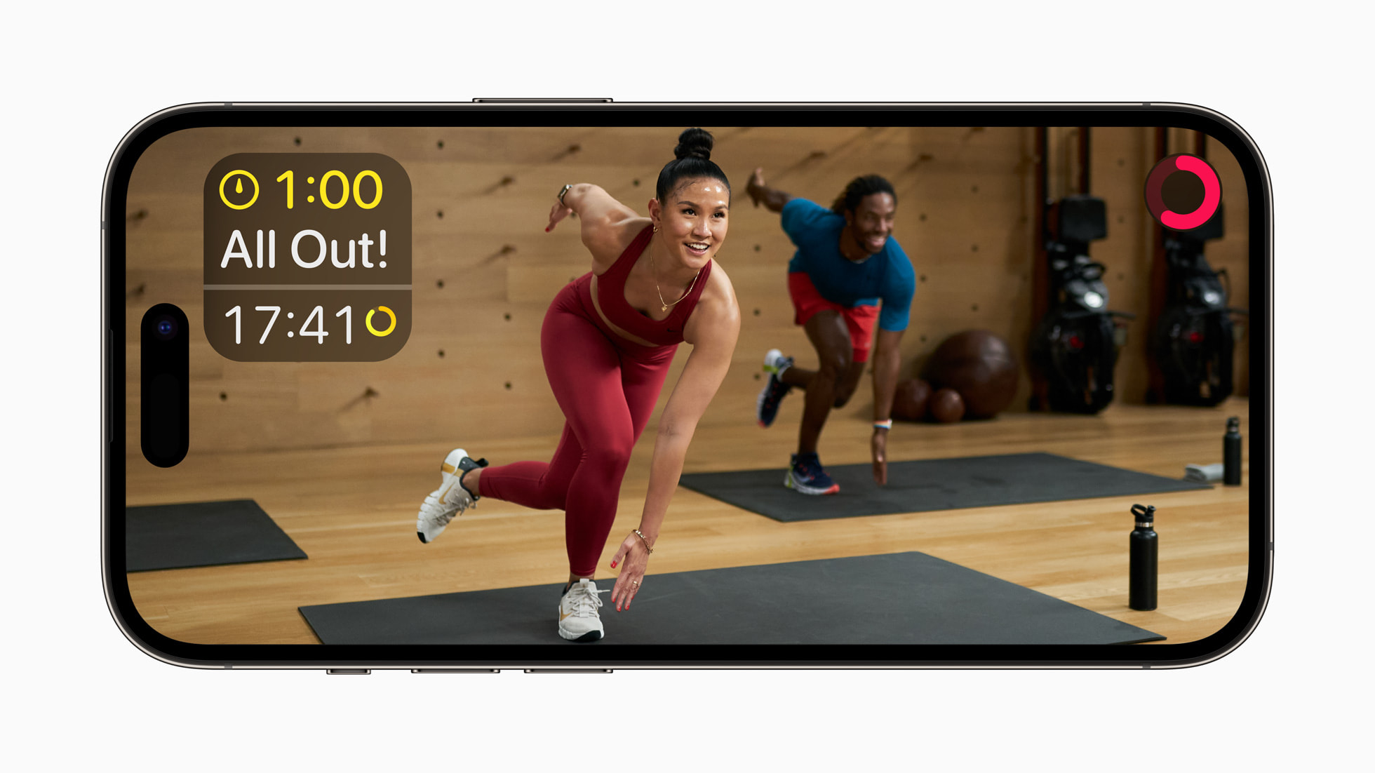 Image of Apple Fitness Plus on an iPhone
