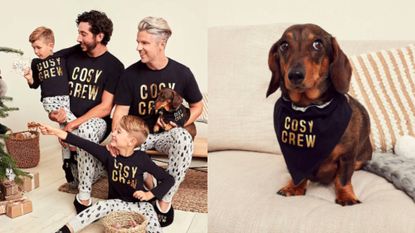 You can now get matching Christmas pyjamas for you and your dog