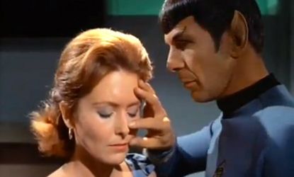 The "Vulcan mind meld" is happening, guys.