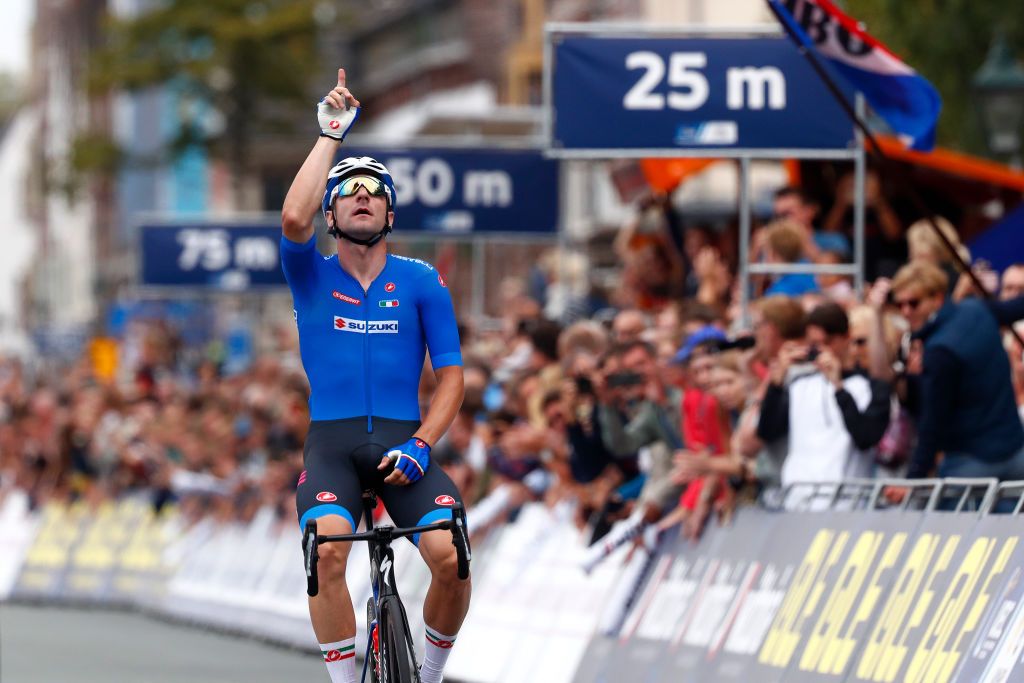 Elia Viviani (Italy) wins the European title