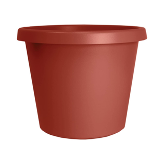A plastic plant pot