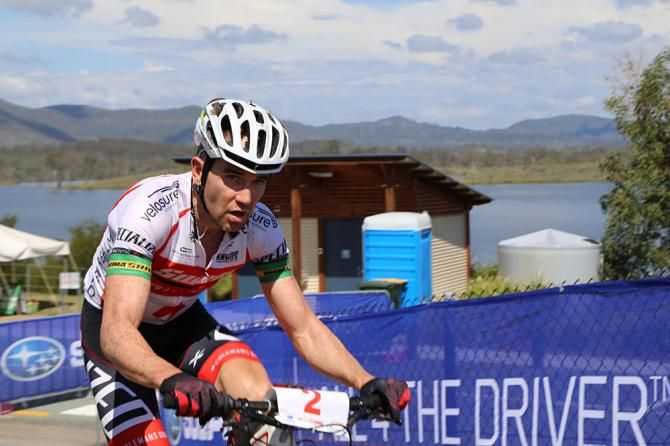 Andy Blair on his way to winning the Australian men's marathon championship
