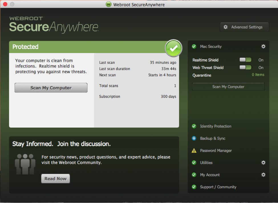 dowload webroot internet security complete