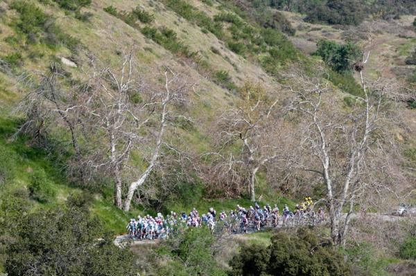 The women start the climb day