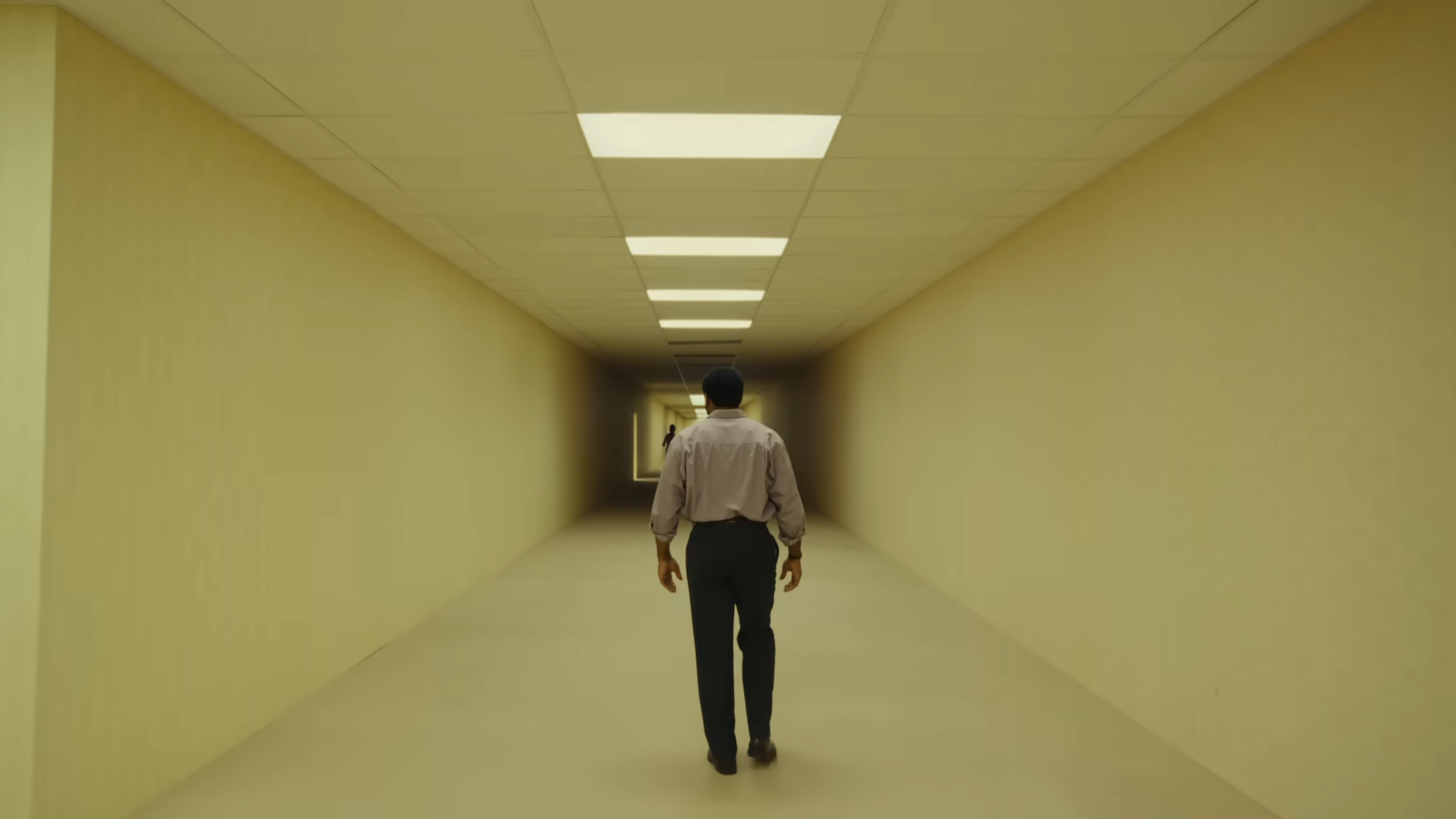 Clark walking through Backrooms