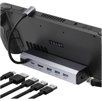 JSAUX Docking Station for Steam Deck HB0603 &nbsp;| 3 x USB-A 3.0 ports | HDMI 2.0 | Gigabit ethernet | $49.99 $39.99 at Amazon (save $10)