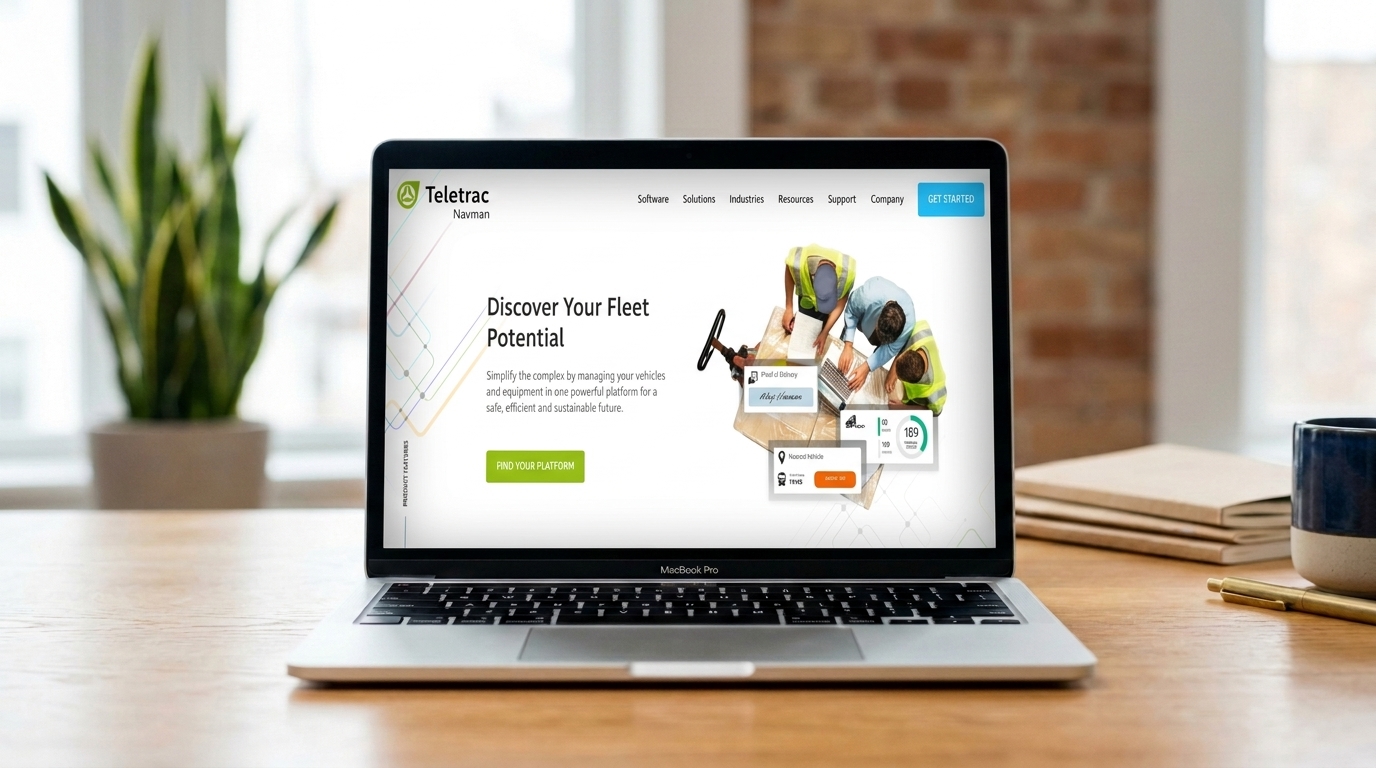 screenshot of TeletracNavman  platform