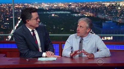 Jon Stewart returns to The Late Show