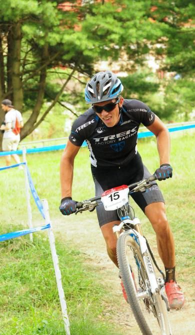 Russell Finsterwald (Trek Factory Team) having a brilliant outing