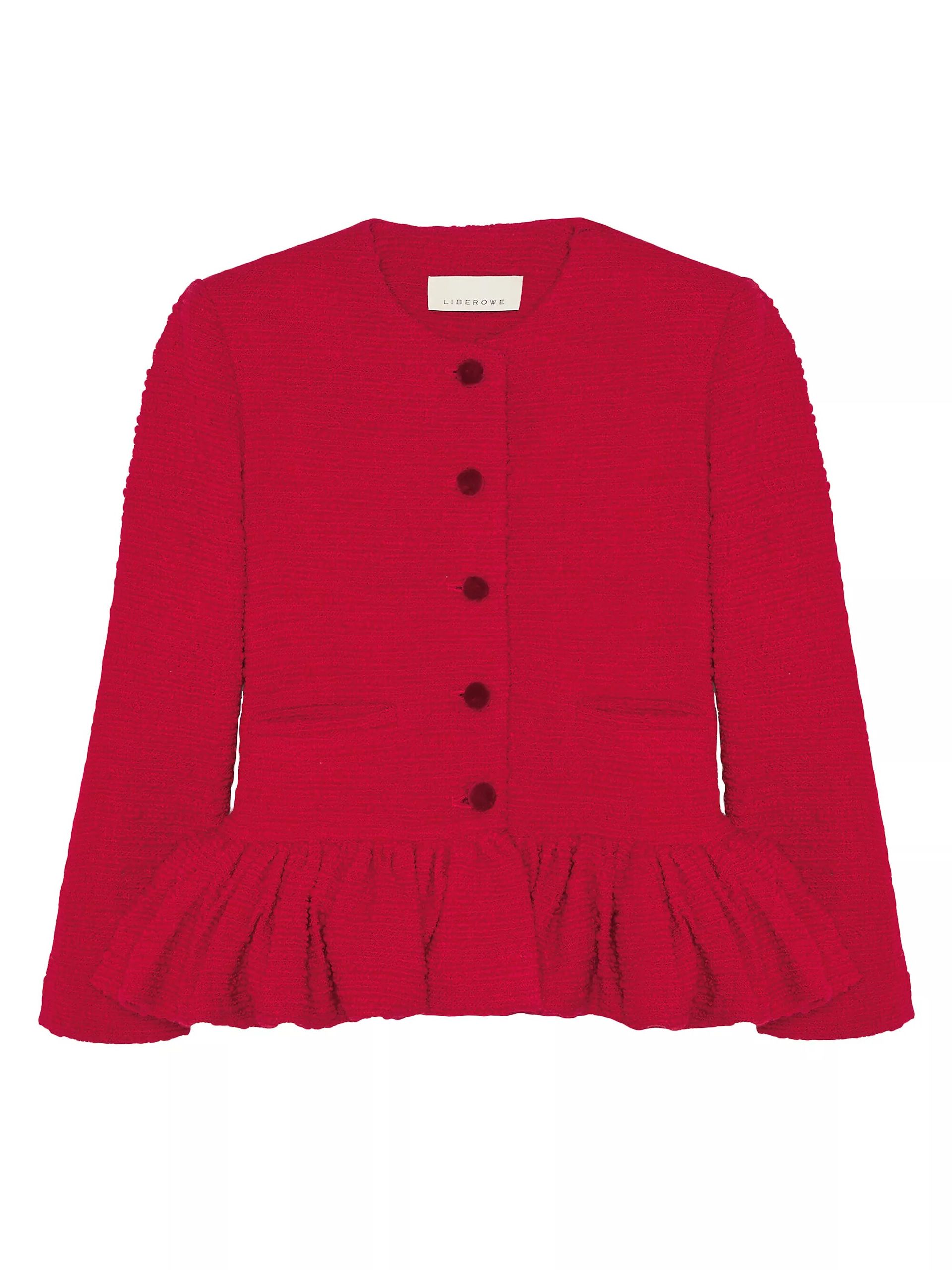 Tweed Peplum Jacket