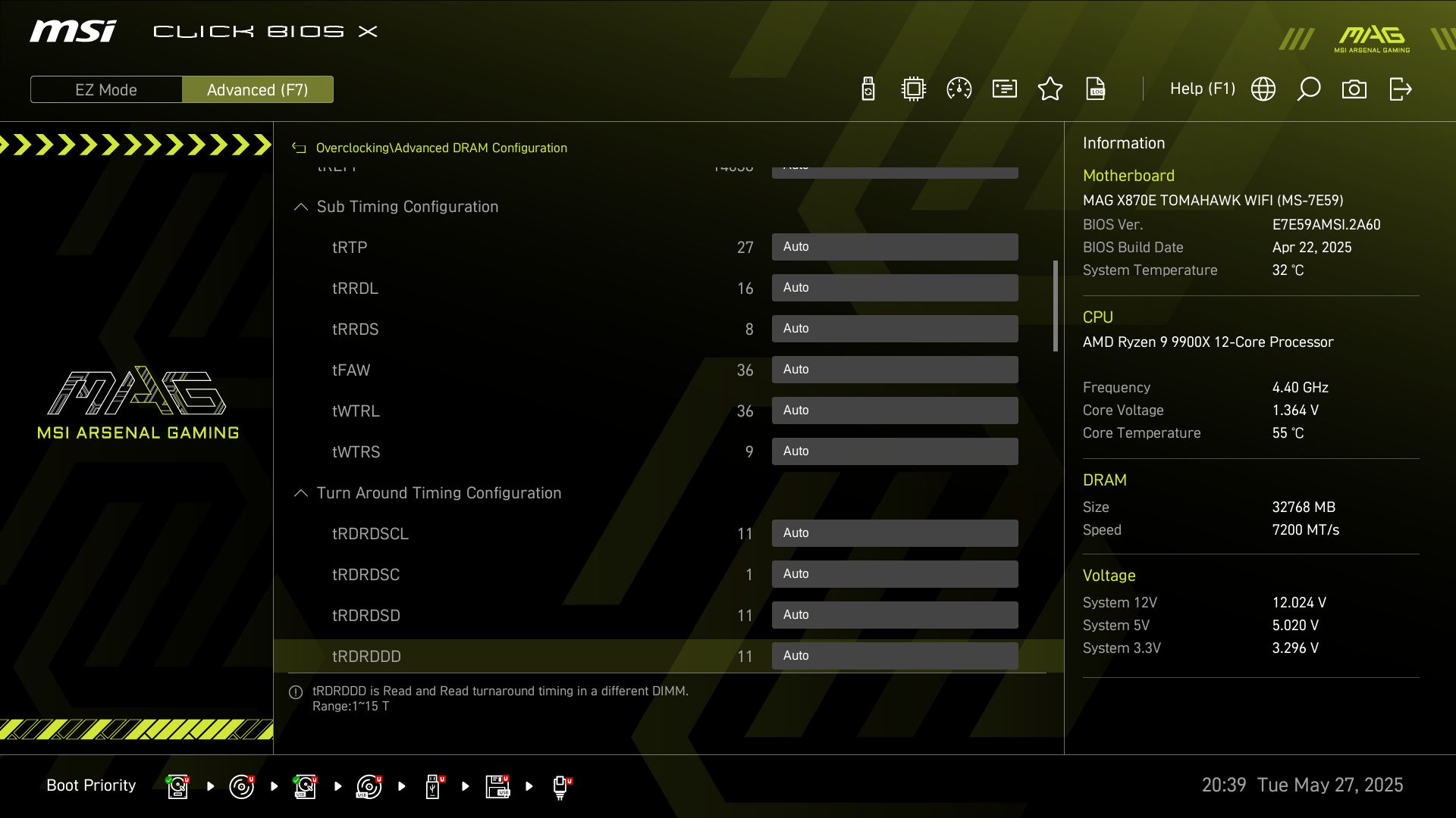 MSI MAG X870E Tomahawk Wifi