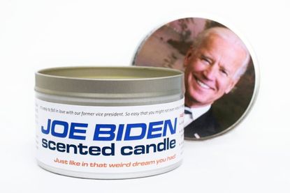 Joe Biden candle.