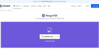 SmallPDF website screenshot